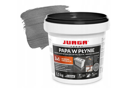 Papa w płynie JURGA 1,5kg szary