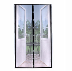 Moskitiera na drzwi z magnesami 100x220cm szara