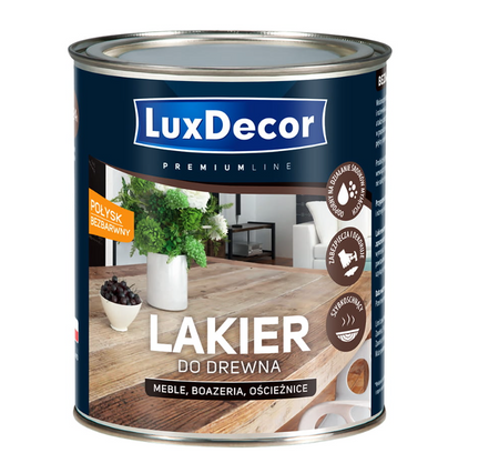 Lakier do drewna LUXDECOR 0,75L połysk