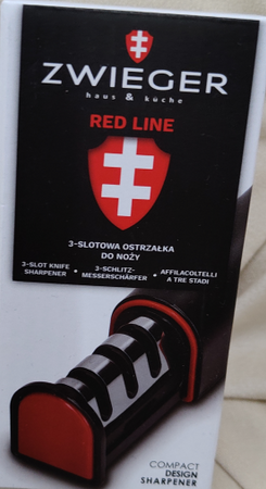 Ostrzałka 3-slotowa do noży ZWIEGER RED LINE