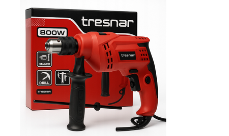 Wiertarka udarowa TRESNER 800W 13mm