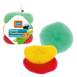 Zmywak plastikowy RAVI 3szt.