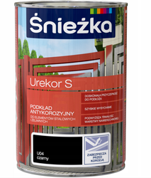 Podkład Antykorozyjny ŚNIEŻKA UREKOR S czarny 0,8L