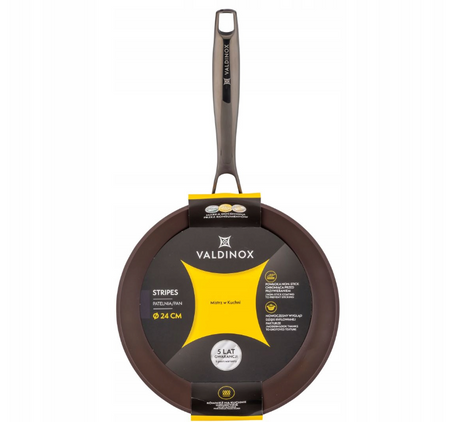 Patelnia tradycyjna VALDINOX STRIPES 24cm