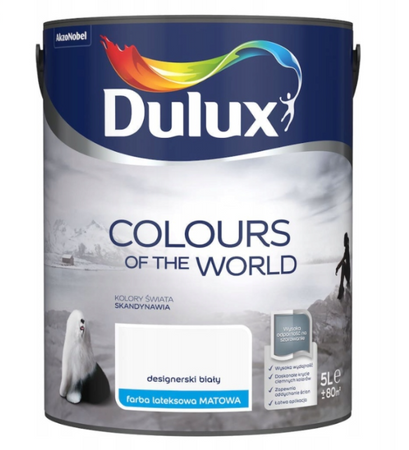 Farba Dulux Kolory Świata Designerski Biały 5L