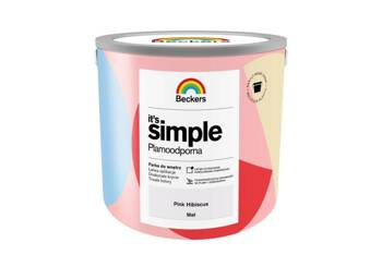 Farba plamoodporna BECKERS IT'S SIMPLE Pink hibiscus 2,5L