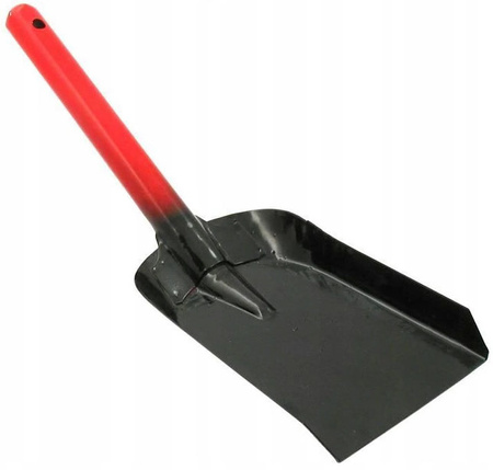 Szufelka do węgla HERMAN czerwono-czarna mała