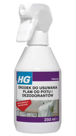 Środek do usuwania plam od potu i dezodorantów HG