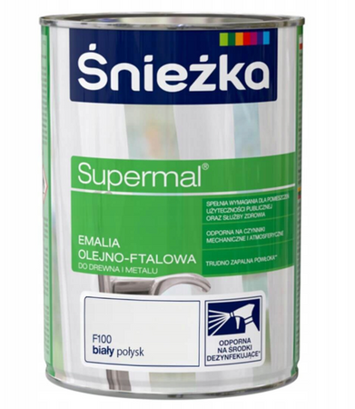 Farba ŚNIEŻKA SUPERMAL biały 2,5L