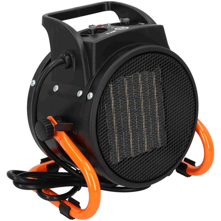 Nagrzewnica elektryczna okrągła z termostatem i wentylatorem Tresnar 7111 2kW