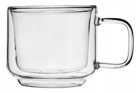 Szklanki Kubki termiczne DUO z podwójnymi ściankami GALICJA 200ml 2szt.
