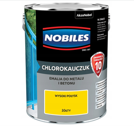 Farba chlorokauczukowa NOBILES żółta 5L