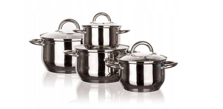 Zestaw garnków BANQUET MODENA 8elementów