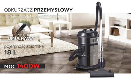 Odkurzacz uniwersalny MIRPOL MIR-VP2 1400W