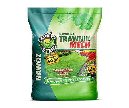 Nawóz na Trawnik Mech OGRÓD START 2kg