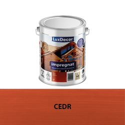 Impregnat do drewna dekoracyjno-ochronny LUXDECOR Cedr 9L