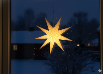 Gwiazda papierowa Bożonarodzeniowa 60cm złota