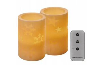 Świece woskowe EMOS Led IP20 timer pilot kpl. 2 szt