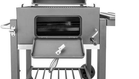 Grill węglowy z żeliwnym 2-częściowym rusztem MIRPOL 52x42cm