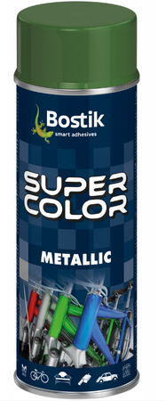 Lakier akrylowa BOSTIK Super Color  Metalic zielony 0,4L