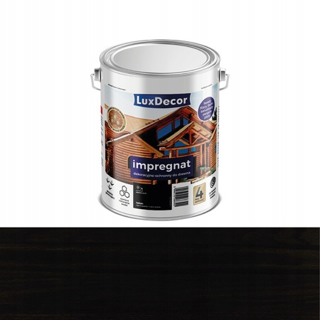 Impregnat dekoracyjno-ochronny LUXDECOR Heban 2,7L