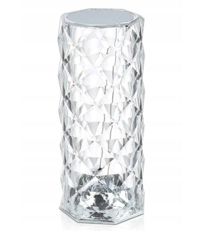 Dekoracyjna lampka LED róża diamentowa 21cm