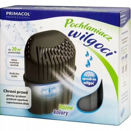Pochłaniacz wilgoci PRIMACOL DUŻY CZARNY + wkład 450g