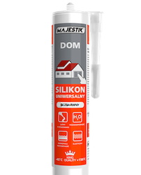 Silikon uniwersalny MAJESTIK DOM Bezbarwny 280 ml