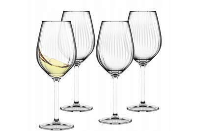 Komplet kieliszków do wina Altom Design PLISSE 4x380ml