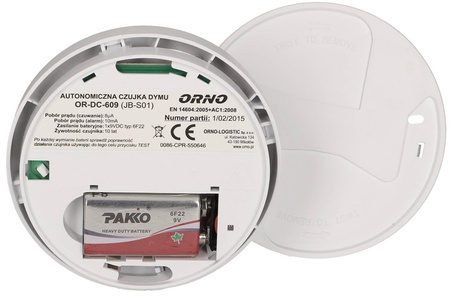Czujnik dymu ORNO OR-DC-609