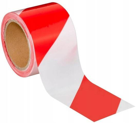 Taśma ostrzegawcza bez kleju obustronna TESA 100m x 80mm