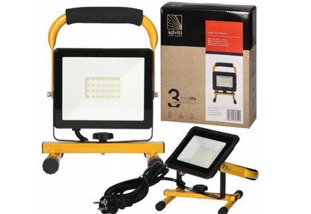 Naświetlacz ADVITI LED PORTAX LED na statywie 30W 2400lm 4000K IP65