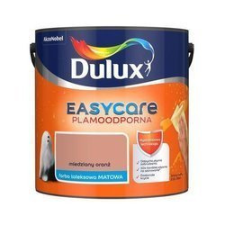 Farba matowa DULUX EASYCARE miedziany oranż 2,5 L