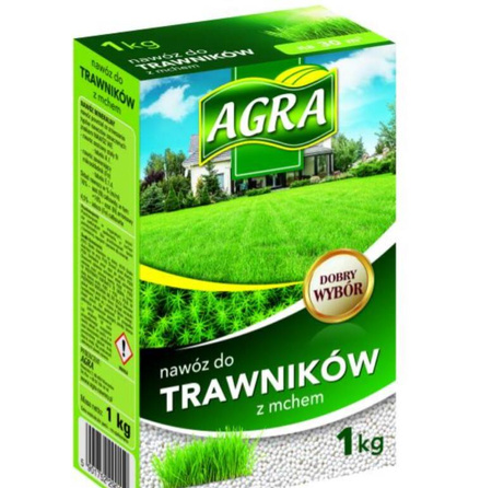 Granulat do trawników AGRA z mchem 1kg