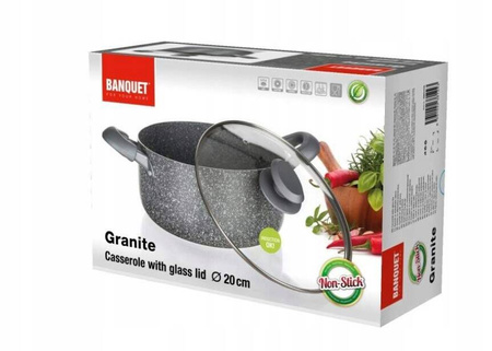 Garnek BANQUET Granite 20cm 2,5L