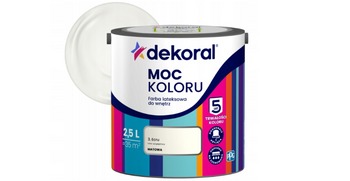 Farba lateksowa DEKORAL MOC KOLORU ecru 2,5L