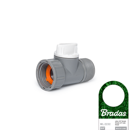 Przyłącze z zaworem GW/GZ 3/4" BRADAS WL-2232