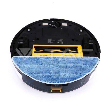 Odkurzacz automatyczny V-TAC VT-5555 biały WI-FI, mop, auto powrót, pilot, HEPA