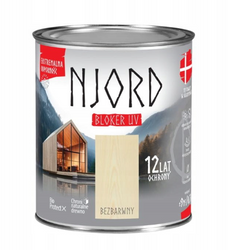 Impregnat do elewacji drewnianych NJORD Bloker UV bezbarwny 5L