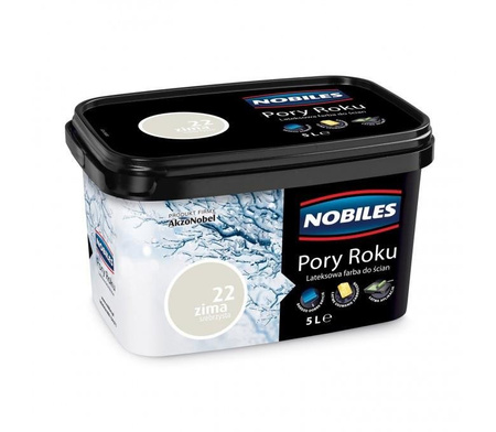 Farba Nobiles mat lateksowa Pory Roku zima srebrzysta 5L
