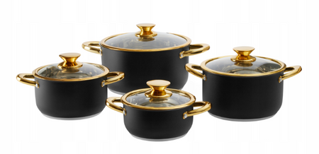 Komplet garnków AMBITION ROYAL 8elementy