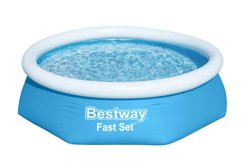 Basen rozporowy BESTWAY Fast Set z pompą filtracyjną i filtrem 244x61cm 1880L