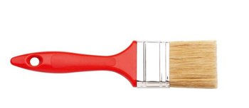 Pędzel płaski HARDY czerwony 80x18 mm