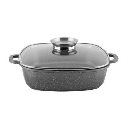 Brytfanna aluminiowa FLORINA VULCANO z pokrywką 28cm 3,5L