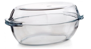 Brytfanka naczynie żaroodporne owalne PASABAHCE Borcam 4,15L