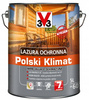 Lazura ochronna V33 POLSKI KLIMAT impregnująco-dekoracyjna CIEMNY DĄB 5L satyna