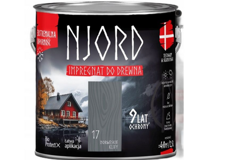 Impregnat elewacji drewna NJORD norweskie klify 0,75L