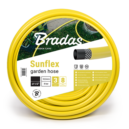 Wąż ogrodowy SUNFLEX 1/2" - 20m BRADAS WMS1/220