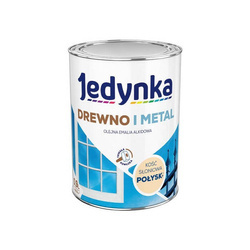 Farba do drewna i metalu JEDYNKA kość słon poł0,9L