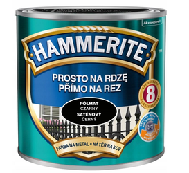 Farba HAMMERITE Prosto na rdzę czarny półmat 2,5 L